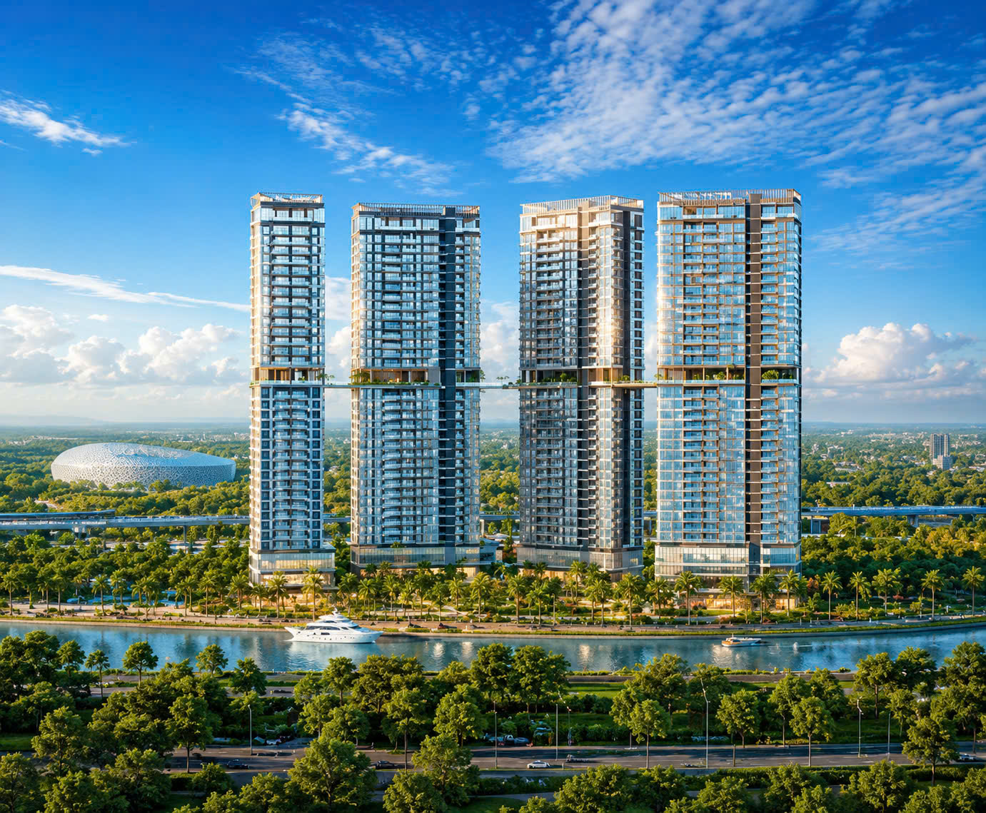 Căn hộ cao cấp view sông Palm City